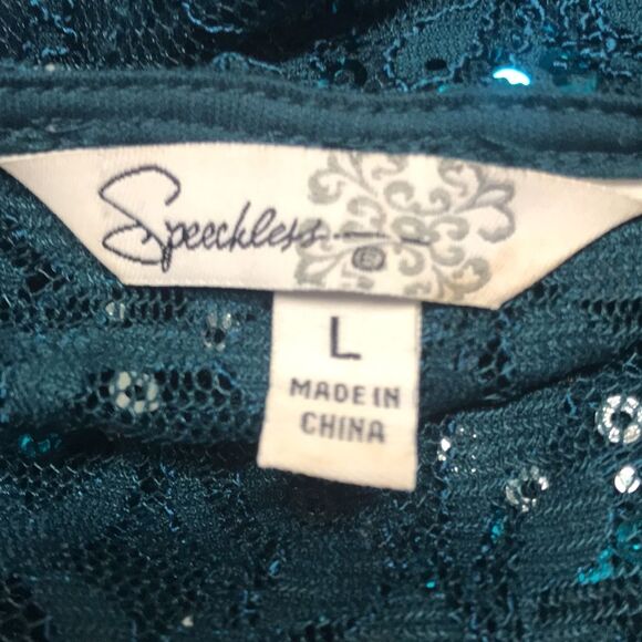 Speechless Sequin Dress Lg. - Picture 8 of 8